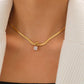 18K Gold CZ Snake Chain Necklace - Purpose + Passion Boutique
