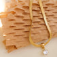 18K Gold CZ Snake Chain Necklace - Purpose + Passion Boutique