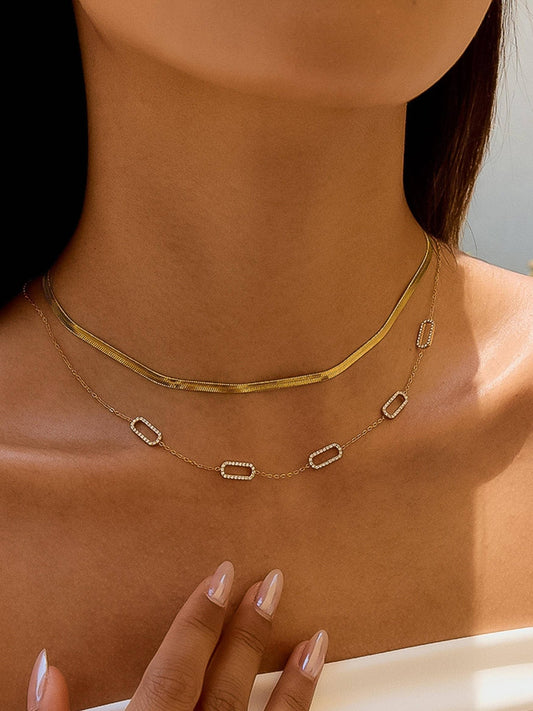 18K Gold Dainty Chain Necklace - Purpose + Passion Boutique