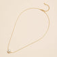 18K Gold Dip Necklace with 10mm Classic Pearl Charm - Purpose + Passion Boutique