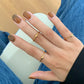 18K Gold Non - Tarnish Minimalist Band Rings - Purpose + Passion Boutique
