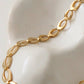 18K Gold Non - Tarnish Oval Link Chain Necklace - Purpose + Passion Boutique