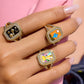 18K Gold Non - Tarnish Statement Ring - Purpose + Passion Boutique