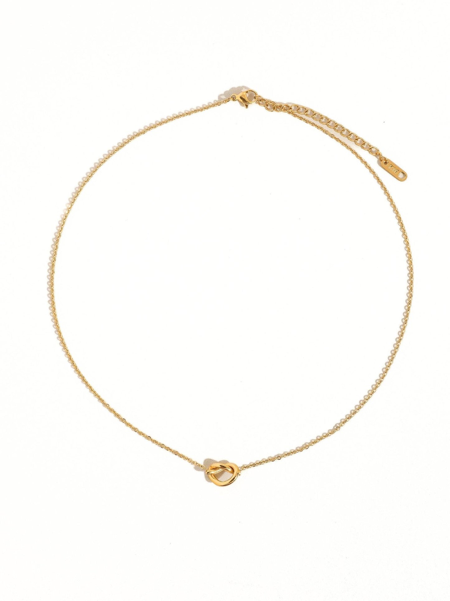 18K Gold Petite Heart Necklace - Purpose + Passion Boutique