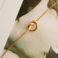18K Gold Petite Heart Necklace - Purpose + Passion Boutique