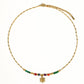 18K Gold Sun Necklace with Beads - Purpose + Passion Boutique