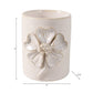 Ivory Ceramic Flower Pencil Cup (4 in.)