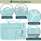 Rollout Hanging Toiletry Organizer Bag - Chevron Teal