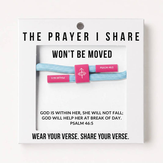 WON'T BE MOVED Christian Cord Bracelet