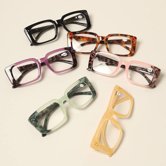 Tortoise Rectangle Reading Glasses