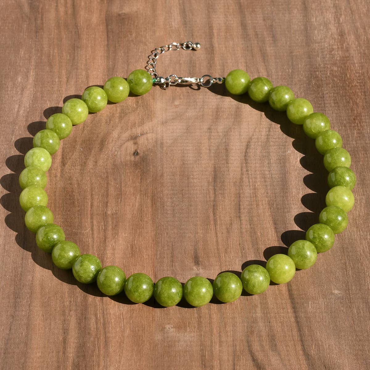 Vintage Natural Stone Crystal Beaded Necklace