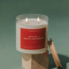 Apples + Maple Bourbon Glass Soy Candle