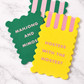 Palm Springs Yellow Mahjong Shufflers (Set of 2)