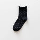 Edge Cuffs Polka Dot Stacked Socks