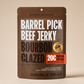 Beef Jerky Bourbon Glazed Sweet Savory Gourmet Snack 