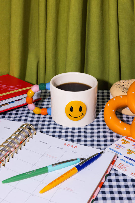Smiley Face Ceramic Mug