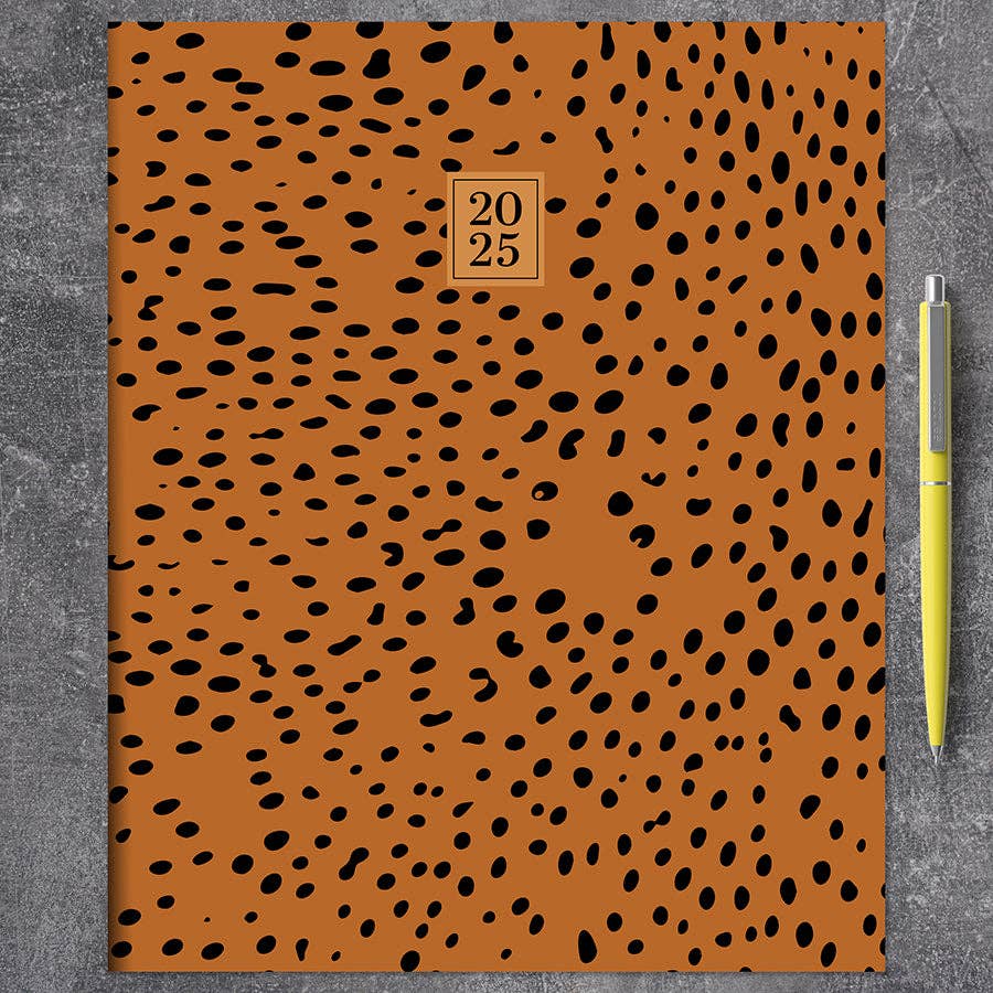 2025 Always Animal Print Large Monthly Planner - Purpose + Passion Boutique