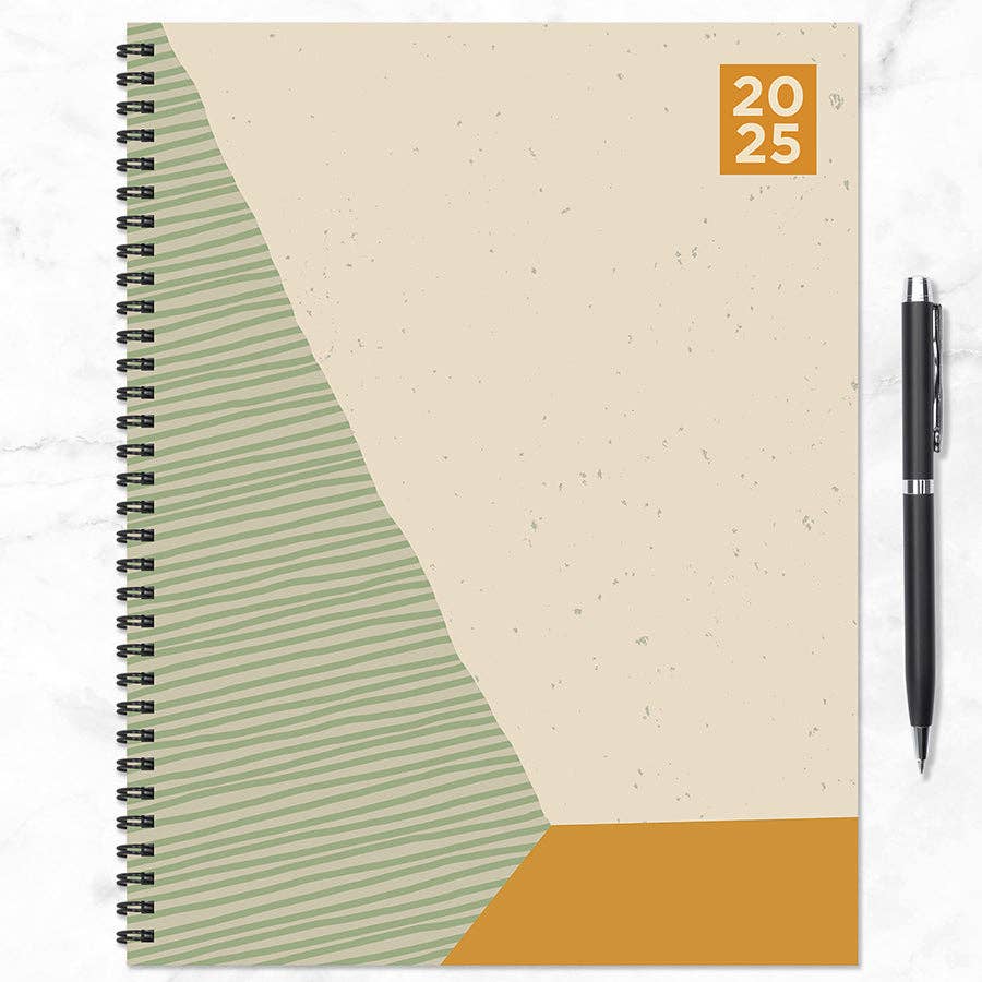 2025 Geometric Large Weekly Monthly Planner - Purpose + Passion Boutique