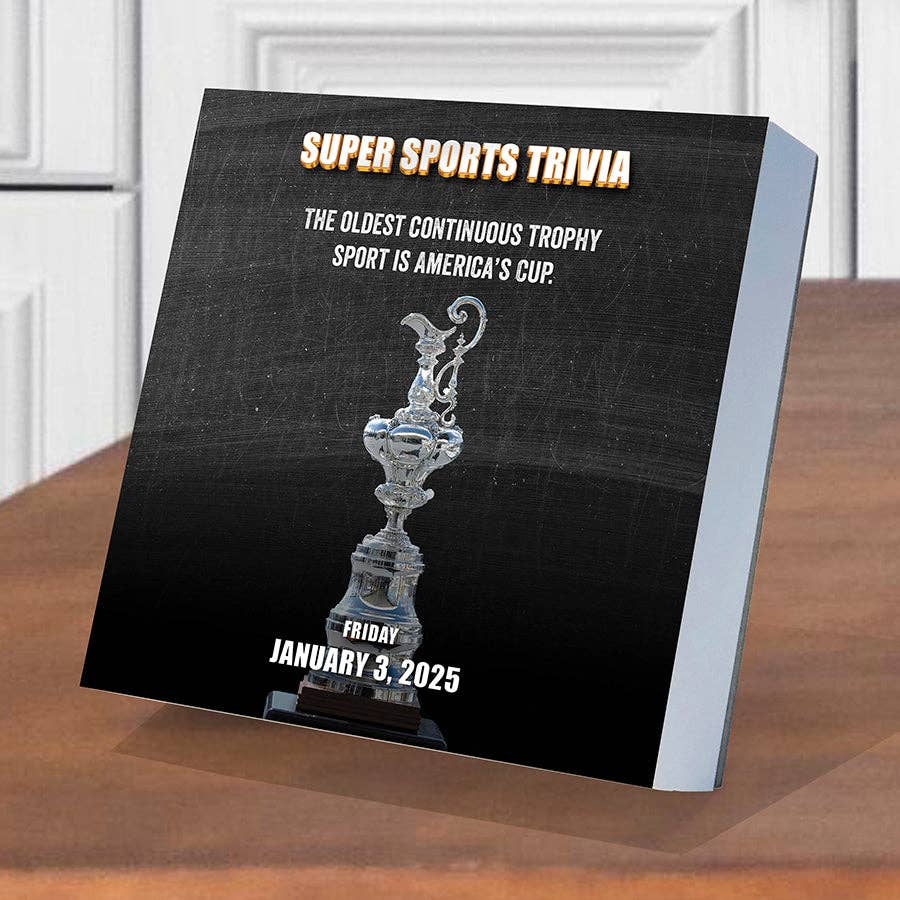 2025 Sports Facts & Trivia Daily Desktop Calendar - Purpose + Passion Boutique