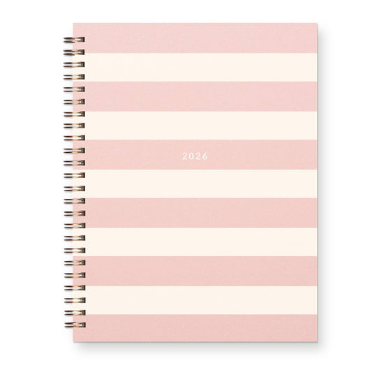 2026 Striped Dated Planner : Calendar Year - Purpose + Passion Boutique