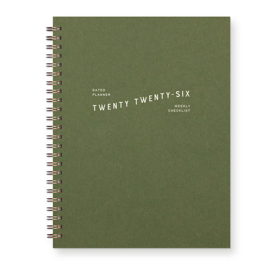 2026 Waves Dated Planner : Calendar Year - Purpose + Passion Boutique