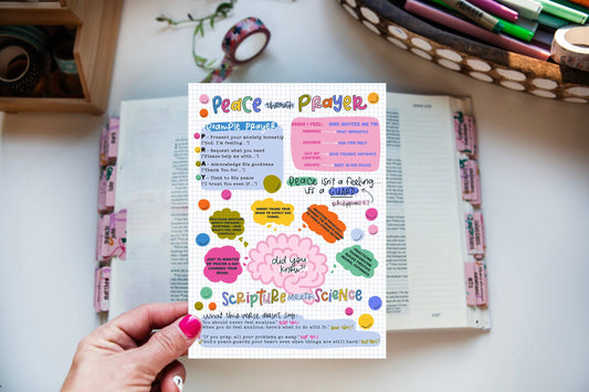 Peace Through Prayer Helpful Sheet