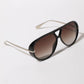 Tinted Lenses Retro Aviator Sunglasses