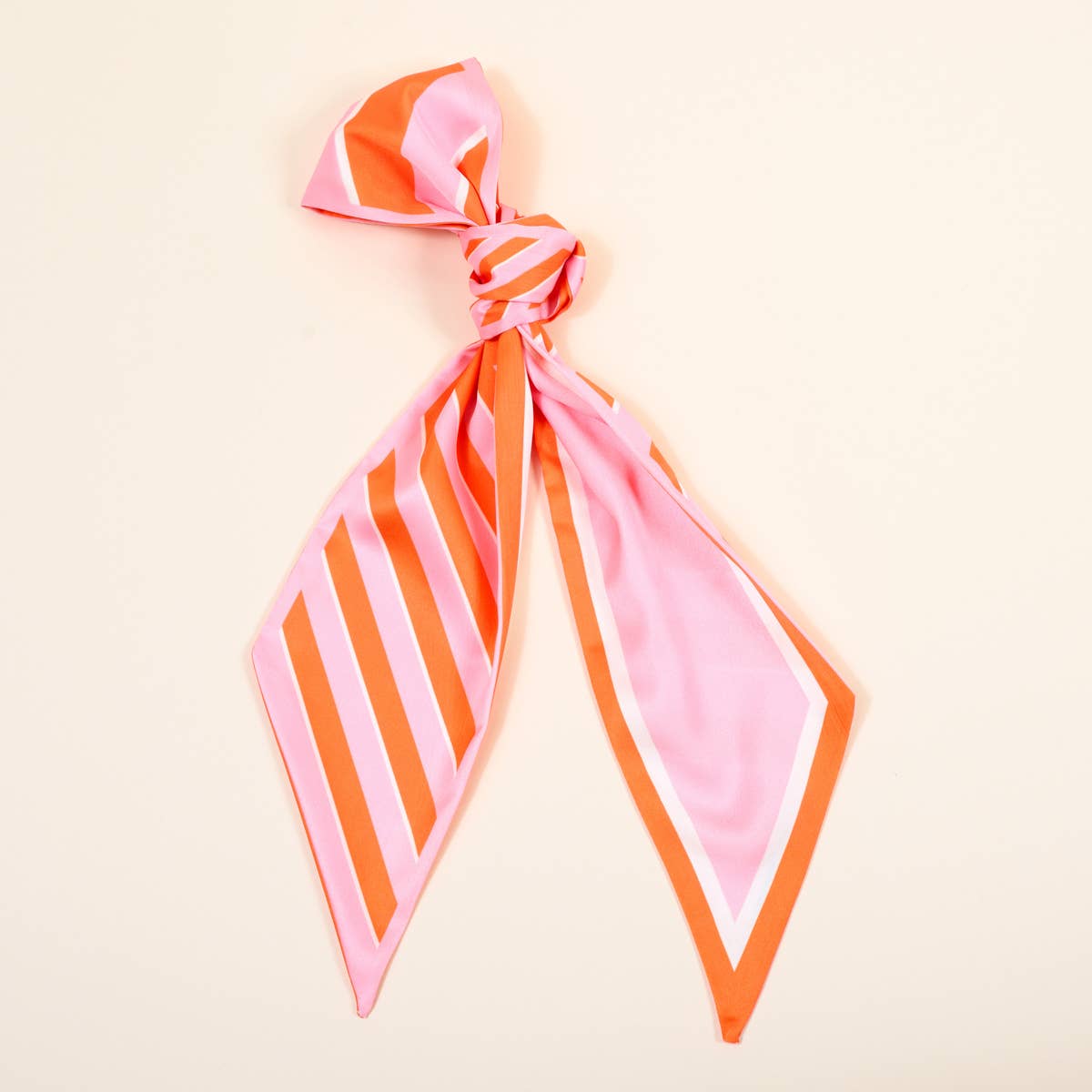 Sicily Stripes Pink: Twirl & Tie Scarf