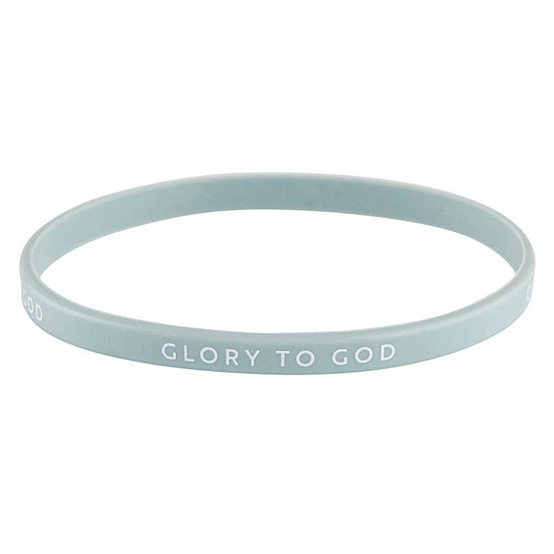 Glory to God Silicone Bracelet - 4pc