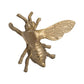 Gold Metal Decorative Solid Busy Bee Figurine (8 in.)