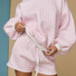 Gingham Lounge Set