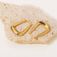 18k Gold Trapezoid Earrings