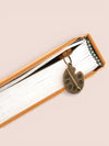 Paint Palette Charm Mustard Braided Bookmarks
