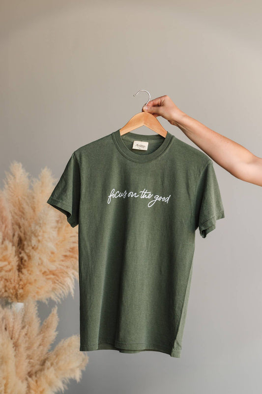 Focus on the Good Tee (Forest)