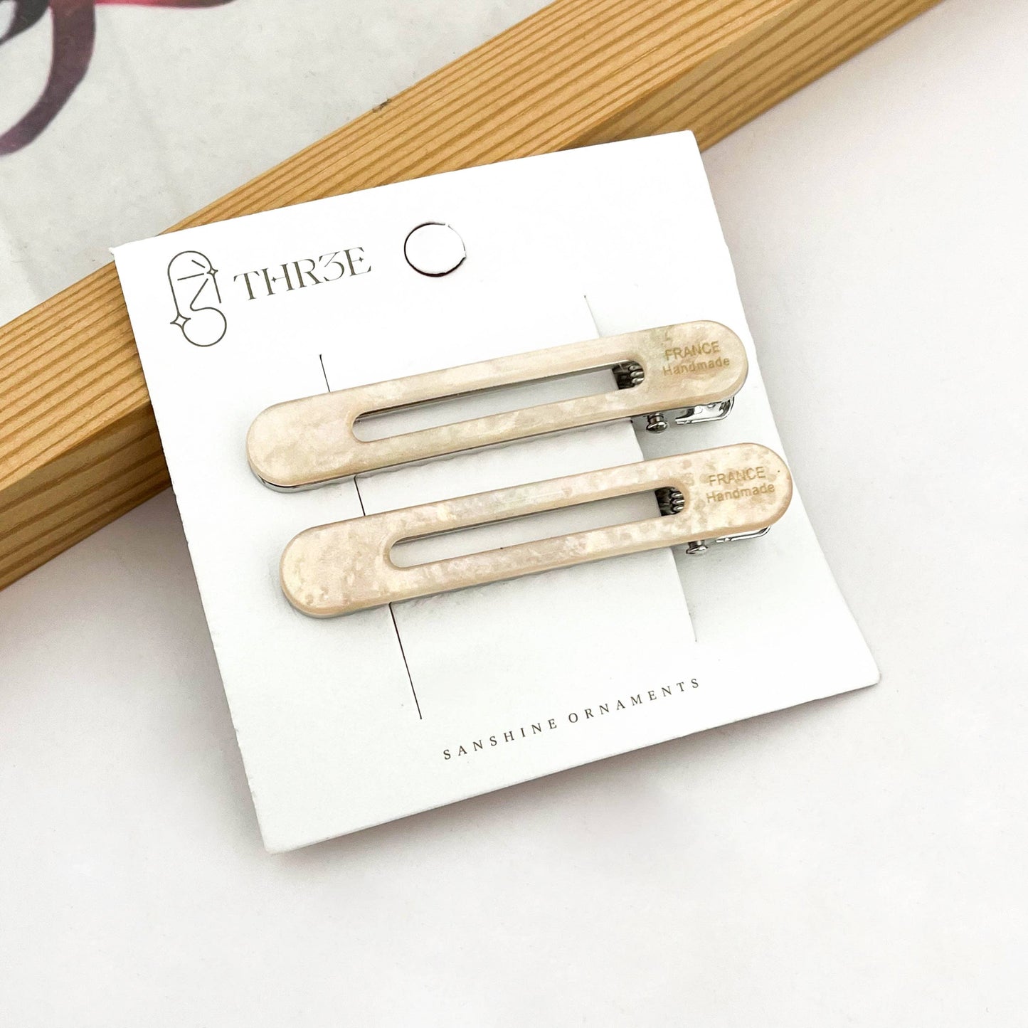 Hollow Oval Hair Clip Set