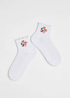 Texas Icons Ruffle Sock