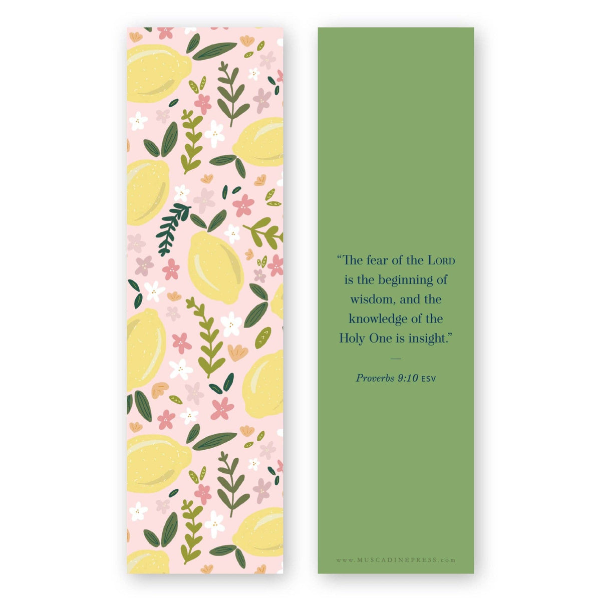 Fear the Lord Bible Verse Bookmark
