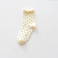 Edge Cuffs Polka Dot Stacked Socks
