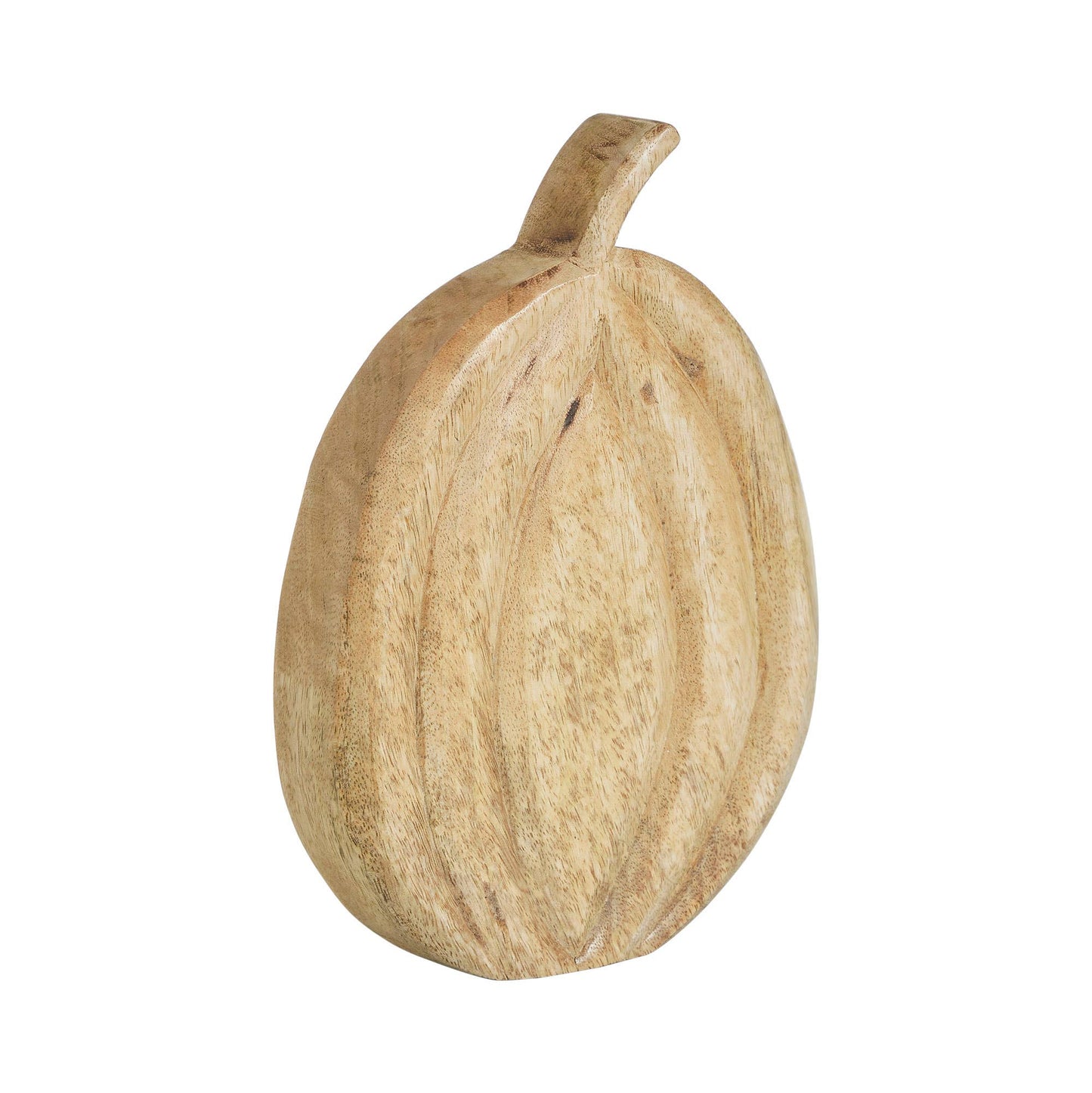 10" Wood Pumpkin Figurine