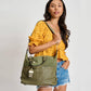 London Olive Green Satchel
