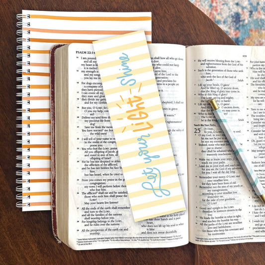 Let Your Light Shine Bible Verse Bookmark