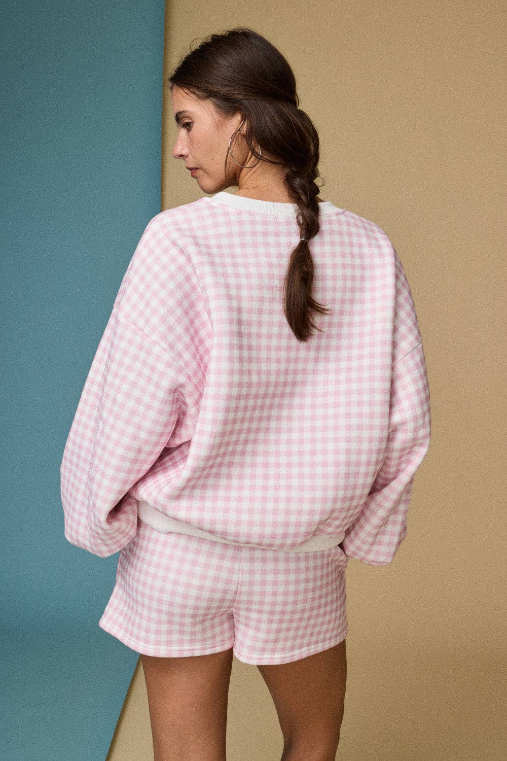 Gingham Lounge Set