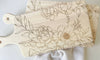 Floral Engraved Serving Board 18