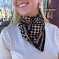 Tan Checkered Bandana