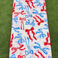 USA Flag & Bows Towel