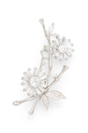 Flower Cubic Zirconia Brooch