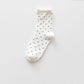 Edge Cuffs Polka Dot Stacked Socks