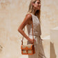 Rattan Cane Weave Convertible Clutch