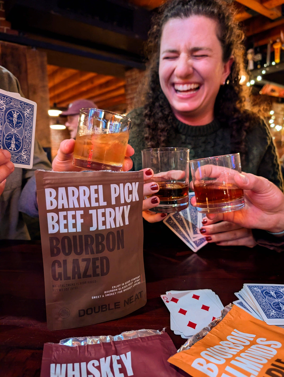 Beef Jerky Bourbon Glazed Sweet Savory Gourmet Snack 