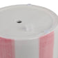 Pink Ceramic Striped Scallop Planter